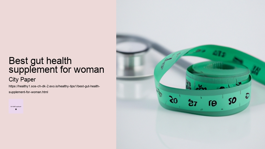 best gut health supplement for woman