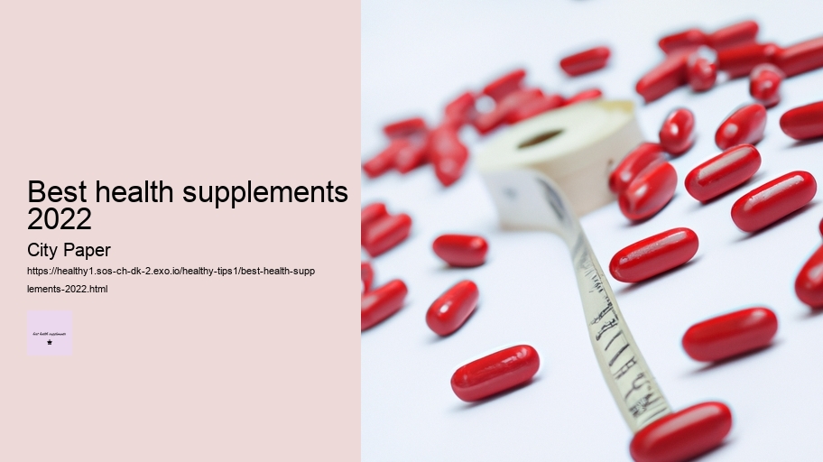 best health supplements 2022
