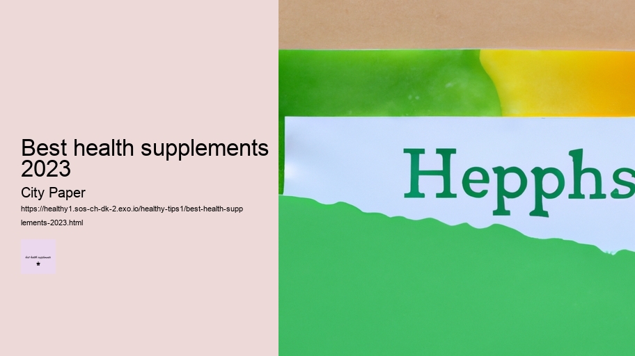 best health supplements 2023