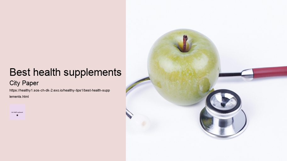 best health supplements
