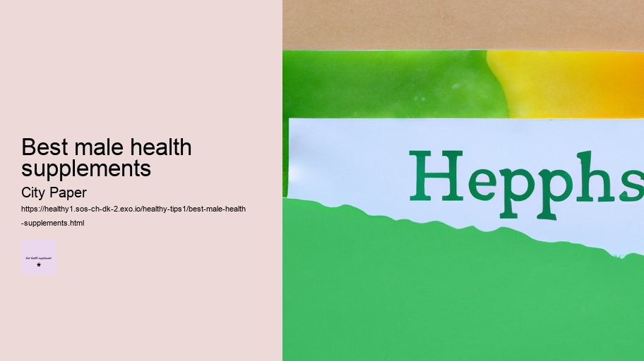 best male health supplements