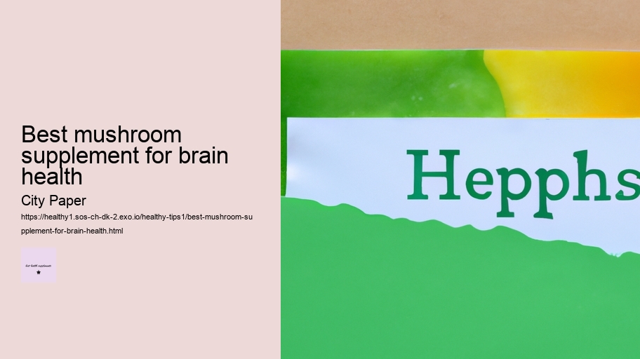 best mushroom supplement for brain health