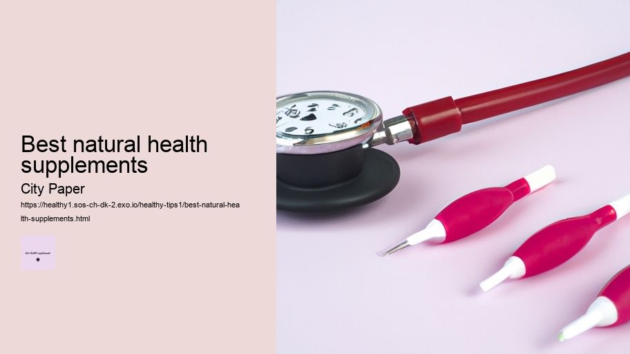best natural health supplements