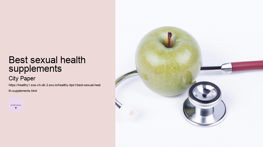 best sexual health supplements