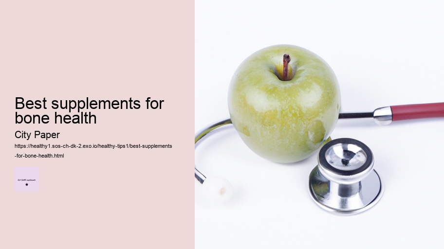 best supplements for bone health