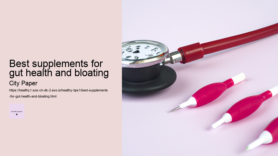 best supplements for gut health and bloating