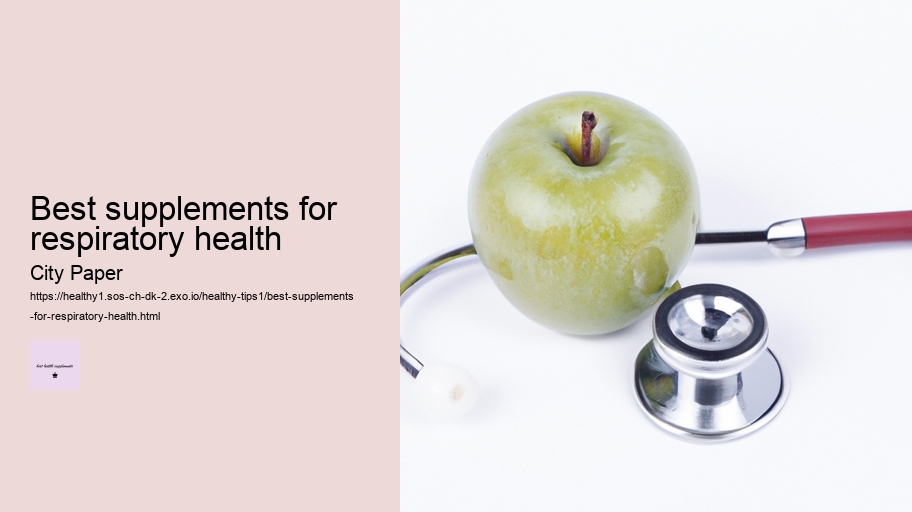 best supplements for respiratory health