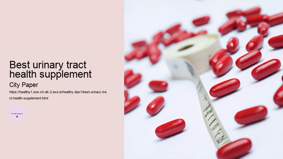 best urinary tract health supplement